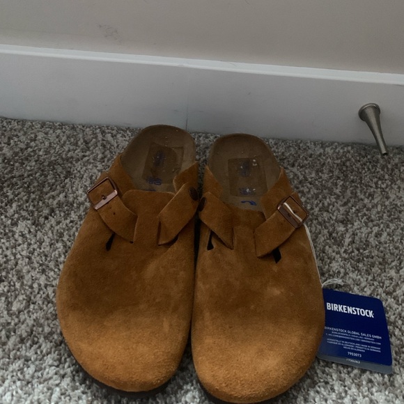 Birkenstock Mink Suede Clogs - Picture 5 of 11